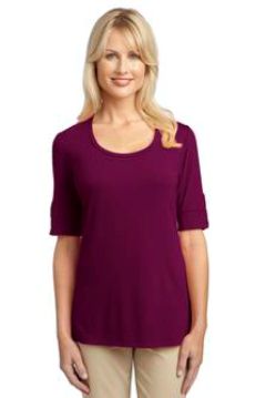 Port Authority® - Ladies Concept Scoop Neck Shirt