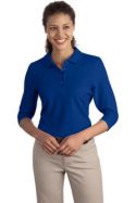 Port Authority - Ladies Silk Touch 3/4-Sleeve Polo