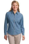 Port Authority - Ladies Long Sleeve Denim Shirt